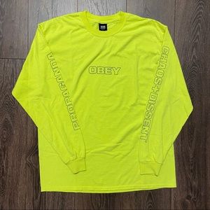 Obey Propaganda Long Sleeve Tee Shirt